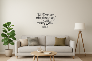 'Faith Makes Things Possible' Christian Decal